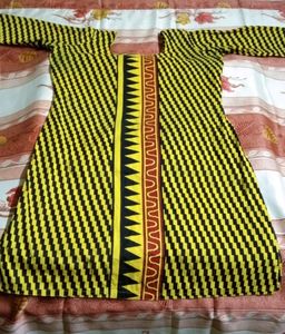 Yellow Stitched Kurta