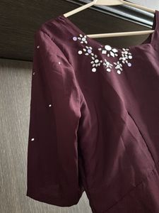 Elegant Maroon gown
