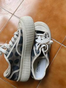 Spotted Canvas Sneakers