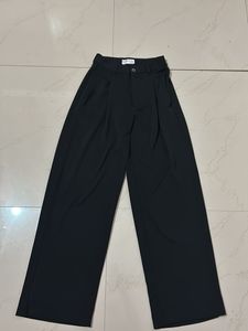 kotty Black Wide Leg Trousers