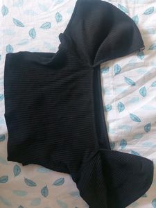 Off Shoulder Black Top H&amp;M