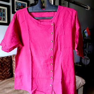 🛍️Pink Button-Down Top⭐⭐⭐⭐⭐