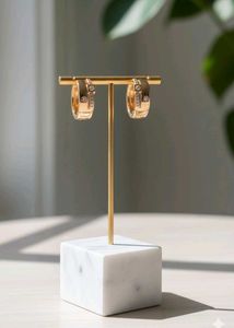 Intricate texture Hoop Earrings