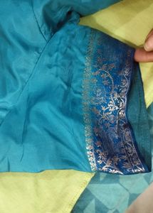 Teal Silk Blouse
