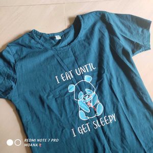 Cute Cartoon blend night Dress