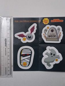 Chupa Chups Halloween Glow In Dark Stickers