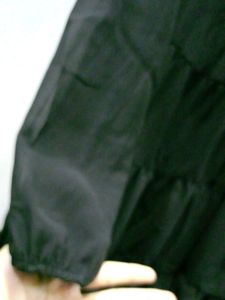 Black Floral One Piece With Dori Belt