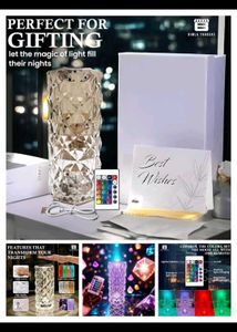 💥Brand NEW Crystal Table Lamp Color Changing