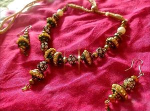 Traditional Necklace With Earing Set