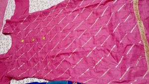 Ethnic Kurta Set with new saree