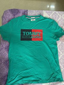 Tommy Jeans Green Tee