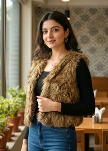 Made in Korea Fur Crop Jacket