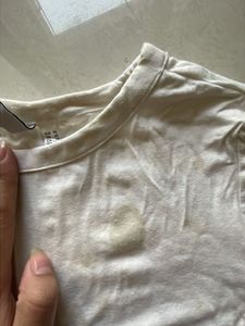 H&amp;M Black N white xs basic Crop Tops