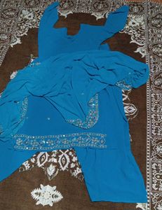 Blue Harem Pants