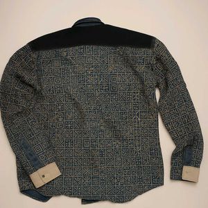 Unique Patterned Button-Down Shirt