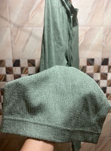 Amisu Wide Leg Drawstring Trousers