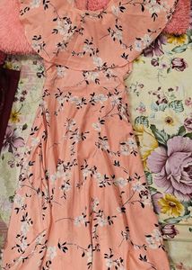 pink floral maxi dress