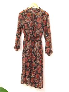 Paisley Print Midi Dress