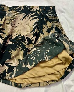 Floral Print Mini Skirt