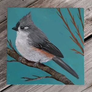 Chickadee Painting