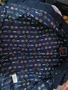 Stylish Navy &amp; Gray Padded Jacket