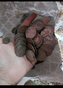 Old Indian Coins 30 Mix 1 And 2rs