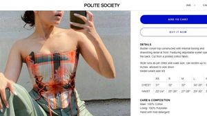 Polite Society Corset Top With Boning