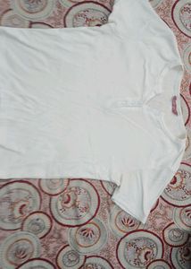 White Henley T-shirt