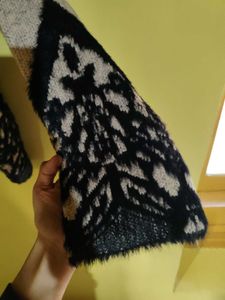 Patterned Knit Sweater