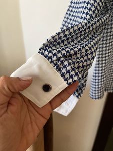 Checkered Blue Chic Shirt