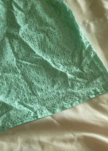 Mint Green Eyelet Tank Top