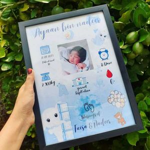 Baby Stats Photo Frame