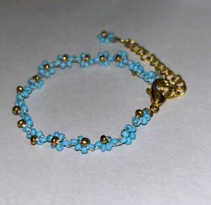Flower Beaded Bracelet