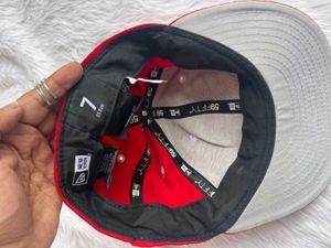 New era shark red cap