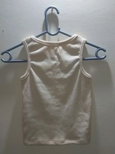 Beige Ribbed Crop Top