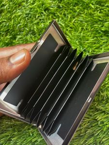 Card Holder | Metal Case | Black