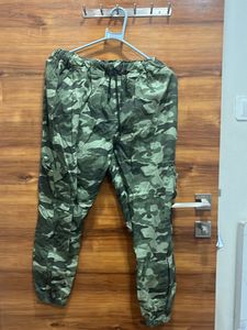 Olive Green Camo Pants For Trekking And Trips