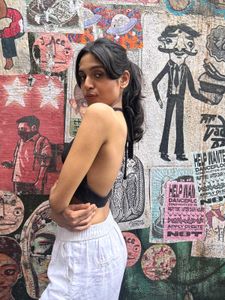 (Can Bargain) Backless Haulter Neck Bralett