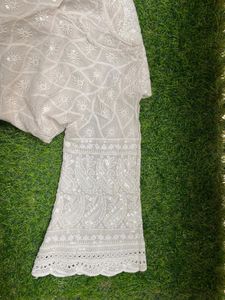 White Kurta With Pant
