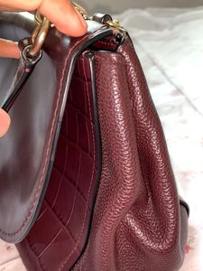 Coach Embossed Croc Satchel OG