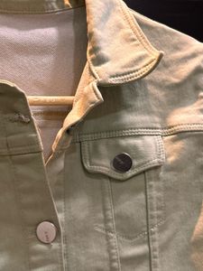 Cute Green Denim Jacket