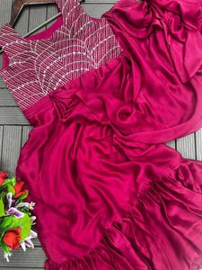 🆕️🆕️Designer Gown Saree