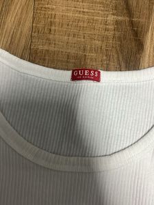 White Solid Regular Fit Sleeveless Top