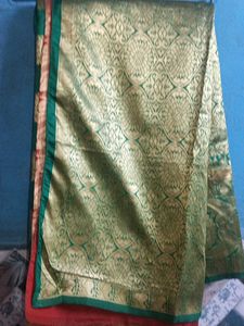 Red &amp; Green Sari