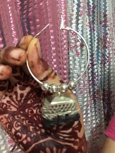 Mirror Jhumka Earrings