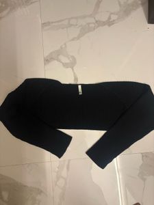 Cropped Knit Bolero Shrug