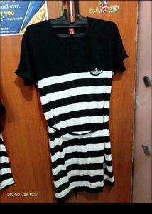 Striped T-Shirt Dress