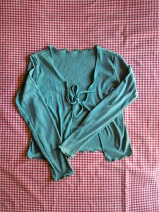 Green Cardigan