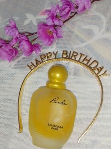 Balenciaga Paris Perfume And Happy Birthday Band