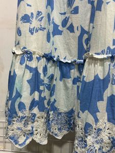 Blue Ruffle Dress